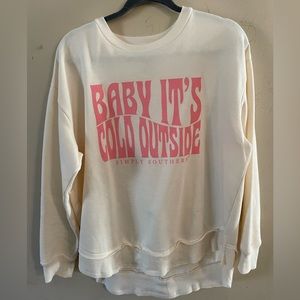 Baby it’s cold outside sweater